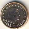 Euro - 1 Euro Cent - Luxembourg - 2002 - Cobre Chapado en Acero - KM# 75 - 16.2 mm - Obv: Head right Rev: Value and globe  - 0